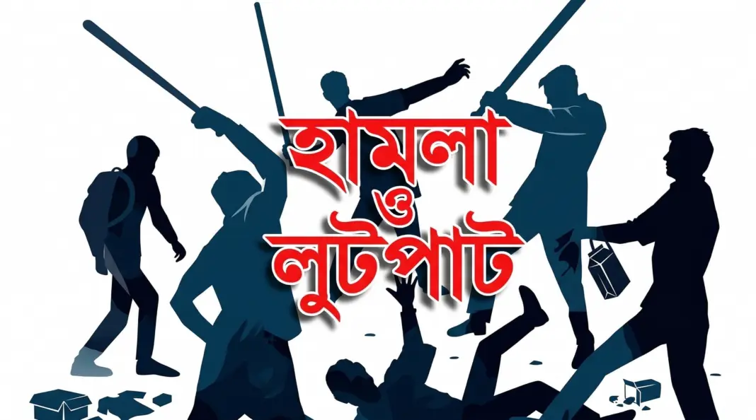 গোলাপগঞ্জে ইভটিজিংয়ের প্রতিবাদ করায় ব্যবসায়ীর ওপর সশস্ত্র হামলা ও লুটপাট হামলা ও লুটপাট