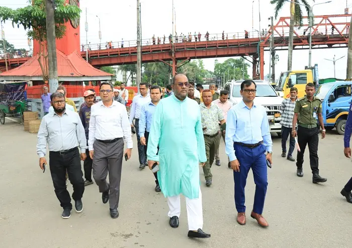 সুরমায় হচ্ছে স্লুইস গেট, দুই তীরে ওয়াকওয়ে