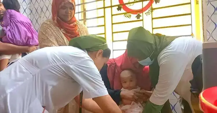 শিশু সুরক্ষায় সিলেটে হাম-রুবেলা টিকা ক্যাম্পেইন শুরু