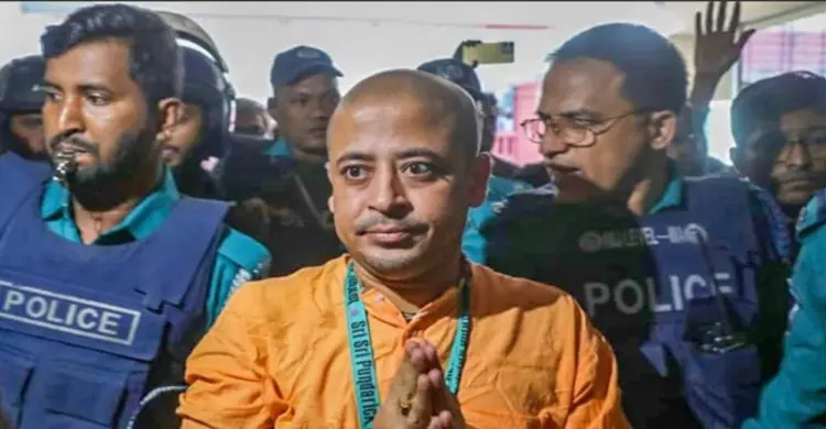 চুরি-দখল মামলায় জামিন, কারাগারেই চিন্ময় দাস