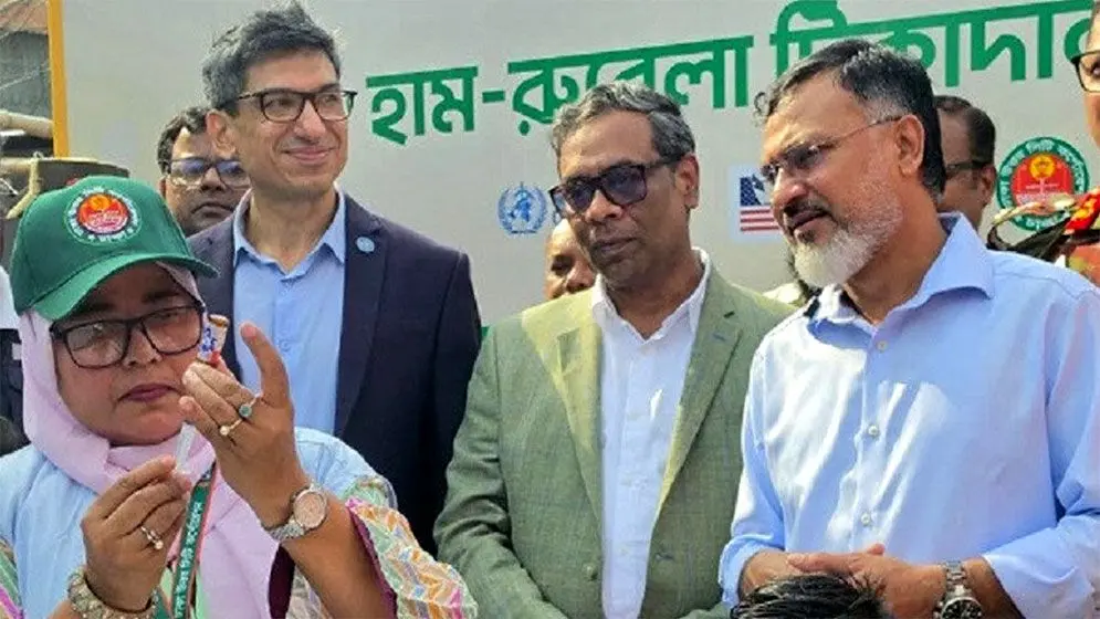 হাম-রুবেলা টিকাদান জোরদার, সিলেটে উদ্বোধন