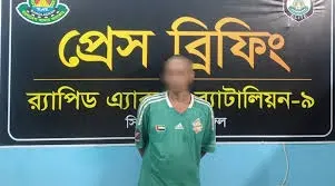 সিলেট র‌্যাবের খাঁচায় বাসু দাস