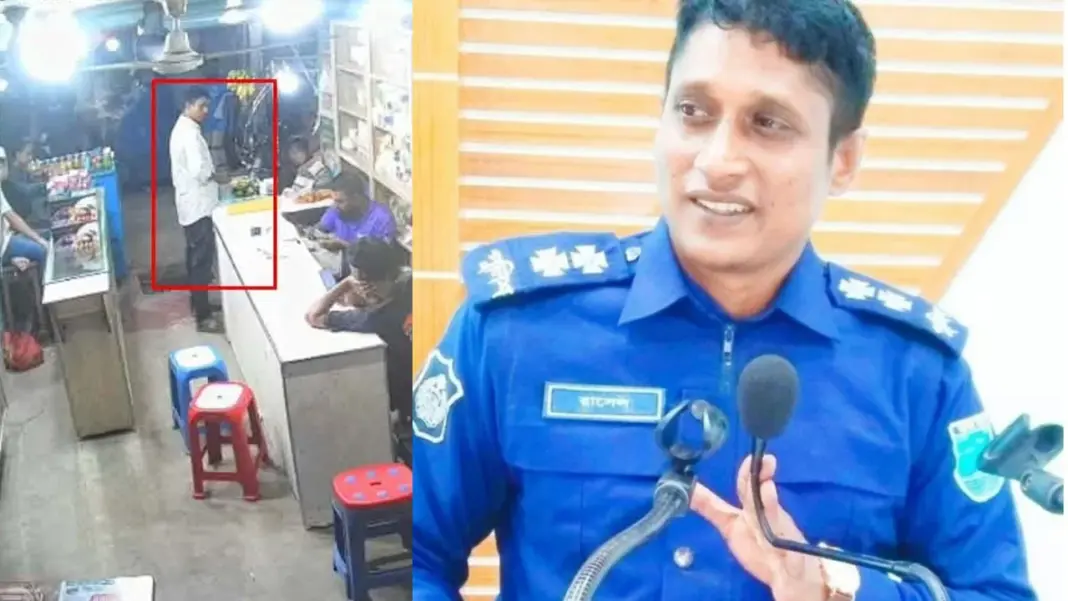 সিসিটিভিতে ধরা পড়ার পর প্রত্যাহার সেই এসআই
