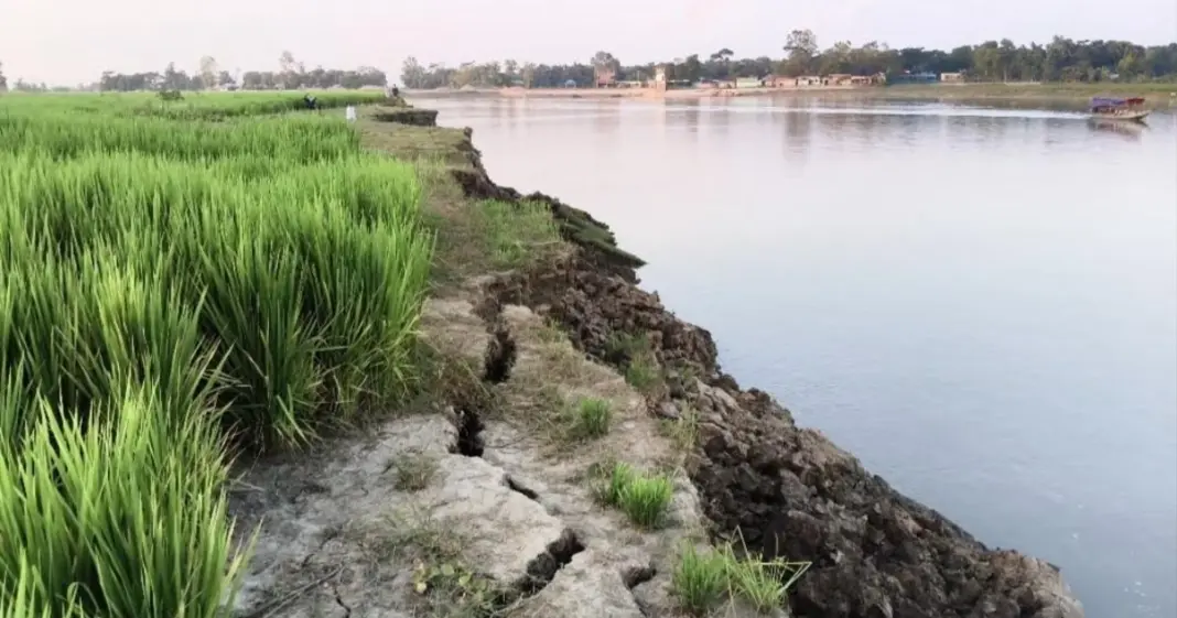 ৫৭৩ কোটি টাকার ডাইক, তবু থামছে না কুশিয়ারা ভাঙন ৫৭৩ কোটি টাকার ডাইক, তবু থামছে না কুশিয়ারা ভাঙন